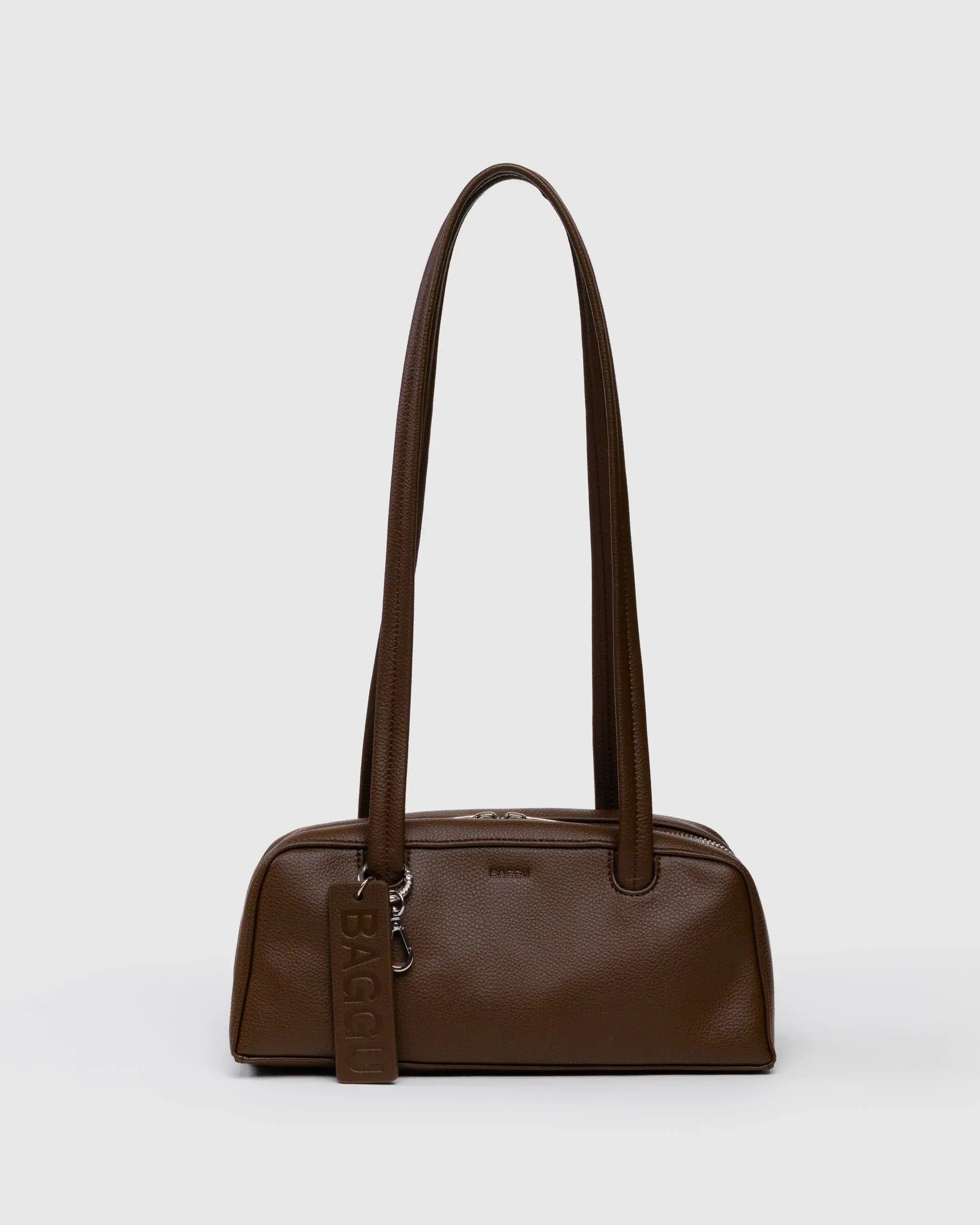 Small Recycled Leather Bowler Bag image 1