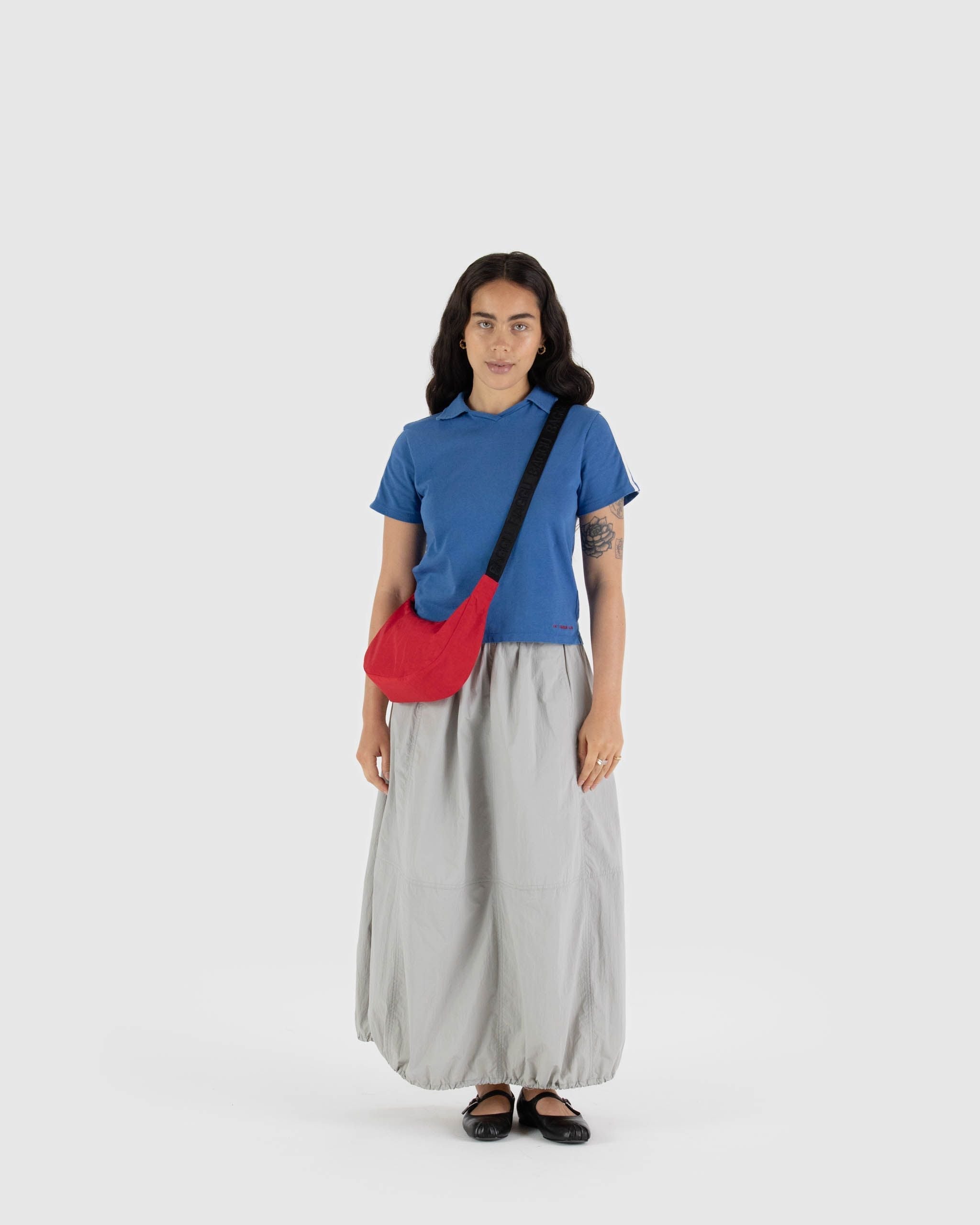 Small Nylon Crescent Bag image 1