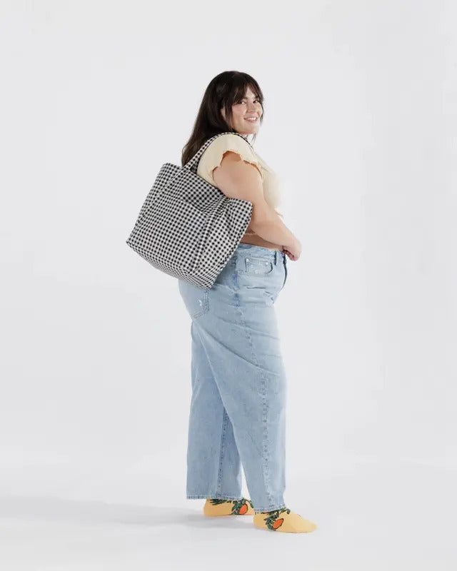 Cloud Bag - Black & White Gingham image 1